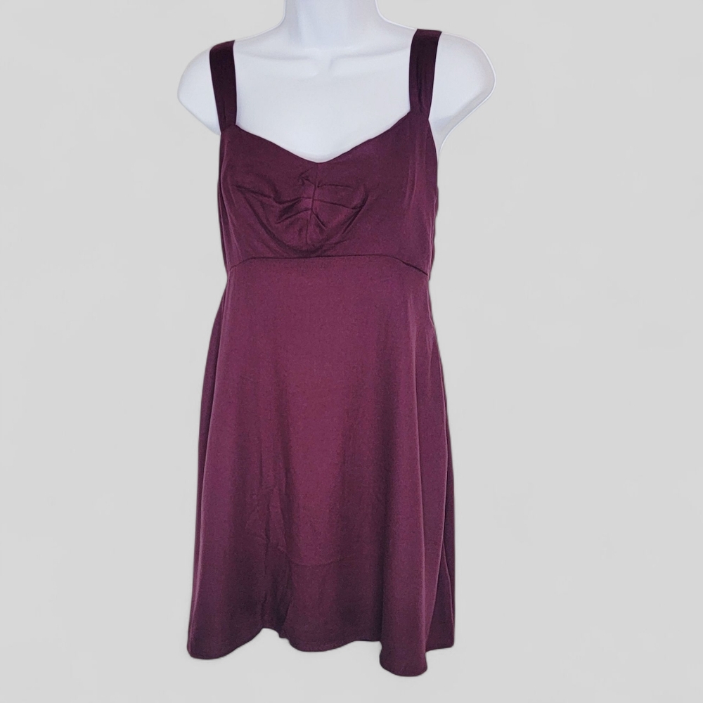 Burgundy Old Navy Camisole Mini Dress Size S NWT - Picture 2 of 9
